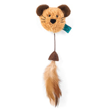  Catnip Cute Furry Mouse with Feather Tail Cat Toy