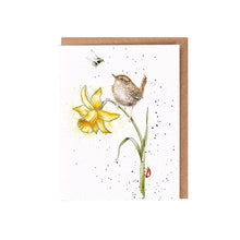  Birds & Bees | Blank Card & Wild Flower Seeds | 10.5x15cm | Wrendale Designs