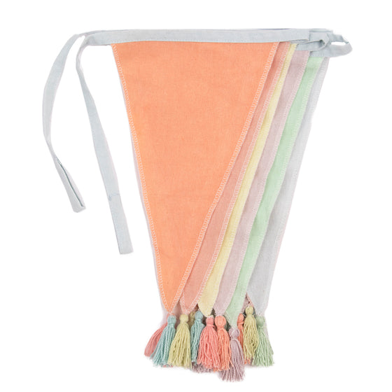 Muted Pastels | 3m Fabric Cotton Party Bunting