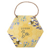 Queen Bee | Wooden Bee Themed Hanging Plaque | Letterbox Gift
