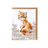 Fox & Daisies | Blank Card & Wild Flower Seeds | 10.5x15cm | Wrendale Designs